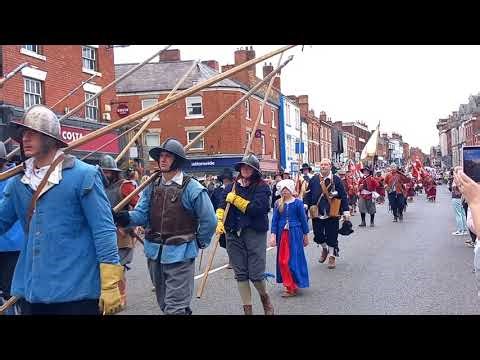 English Civil War Reenactment March