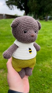 Lovely Knitted Teddy Bear - Etsy