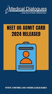 NEET UG admit card 2024 released. The National Testing Agency (NTA)...