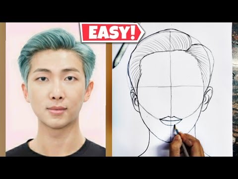 BTS RM drawing | How to draw BTS RM