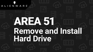 Alienware Area51m r2のハード ドライブを交換する方法