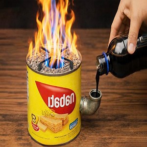267K views · 3.5K reactions | No Gas, No Wood! Homemade Tin Can Waste Oil Heater with Cement – Free Energy for Winter 2025 | Genius Hands DIY | Facebook