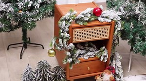 Christmas Garland Snow Artificial Pine Garland Christmas Collection 79 inch Long for Christmas Xmas Holiday Season Mantel Fireplace Table Runner Centerpiece (Long 79 inch Snow Garland)