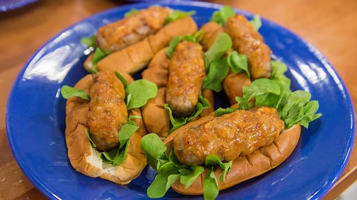 Cheesy sausages, grilled chicken thighs: 'Man, Fire, Food' host shows how