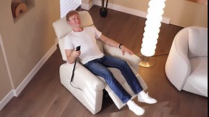 EUREKA ERGONOMIC Zero Gravity Chairs Indoor Recliner Chairs for Adults, Power Recliner Chair Living Room Chair, Lay Flat Recliner Sleep Chair with Dual Motor, Extra Wide Recliner Up to 300 LBS, Fabric