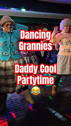 Dancing Grannies take on Daddy Cool 😂