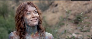 Britt Lower Breasts, Underwear Scene in Circus Person