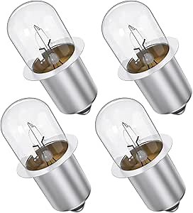18 Volt Xenon Bulb for M18 Flashlight, V18 Worklight, Replace 49-24-0171 49-24-0165 49-24-0160 49-81-0030-4 Pack