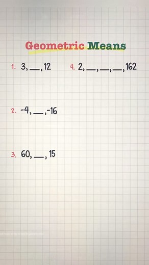 92K views · 525 reactions | Quick Review - Geometric Mean #mathlove #math #fyp #QuickReview #reels #mathematics #mathreview #trendingpost #learnmath | Math Love | Facebook