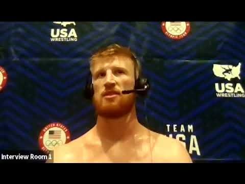 2020 Olympic Team Trials MFS 86KG Bo Nickal after semifinals