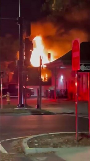 Structure Fire in Downtown Albany Georgia