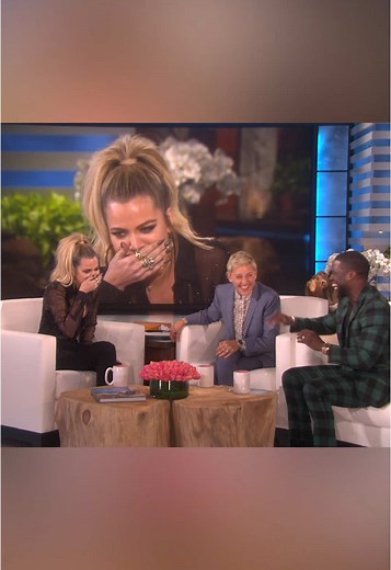 Playing Speak Out with Kevin Hart and Khloe Kardashian