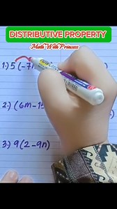 DISTRIBUTIVE PROPERTY #math #mathwithprincess #mathviralvideo #mathviral #mathtutor #mathematics #basicmathreview #mathisfun #distributiveproperty #reels#reelsfb #reelsviralシ #reelsvideoシ #fypシ゚viral | Math with Princess