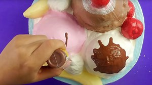 Let's make one GIANT squishie sundae! | Moriah Elizabeth