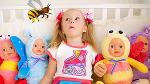 Nastya and strange dolls babes Nastya vs baby bees Funny video for kids | Vlad FamilyShow