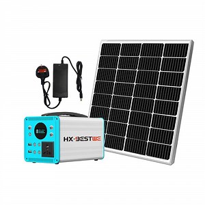 [Hot Item] off-Grid Complete Solar Energy Power System 192wh Lithium Battery Portable Power Station 150W Hybrid Mini Solar Generator