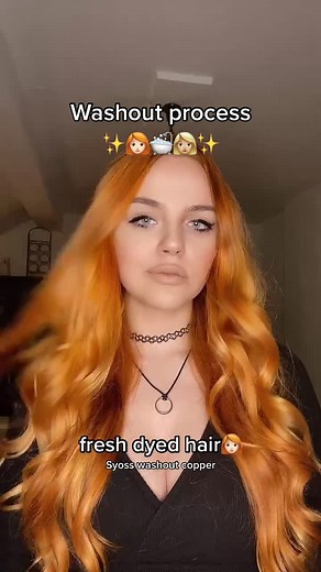 Syoss Washout Hair Dye Process