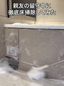 親友の留守中に徹底床掃除してみた | Restroom Cleaning