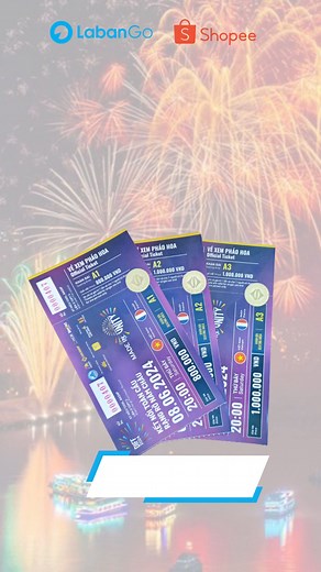 13K views · 19 reactions | Mua vé pháo hoa quốc tế Đà Nẵng trên Shopee của LabanGo, ưu đãi đến 15%. MUa ngay https://s.shopee.vn/9A2llZjg2r | TixGo - Vi vu Đà Nẵng | Facebook