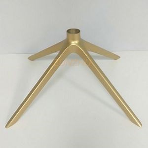 [Hot Item] Modern Furniture Legs Restaurant Bar Leisure Dubai Table Bases Chair Base Gold Aluminum Chair Base Gold Chair Base