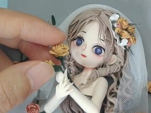 21 reactions | Wedding Bride Decoration and Clay Art Tutorial | DEEPFLAME | Facebook