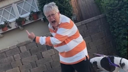 Angry woman yells at couple for 'speeding' in a 25-mph speed limit