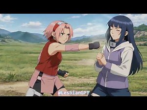 Gentle Training: Sakura Haruno x Hinata Hyūga