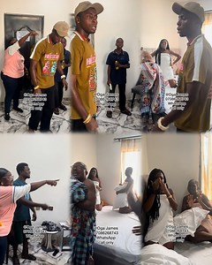 Ûñbêliêvablê seeing a father having fun with her own daughters in a hotel room | Only one Oga James