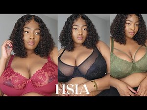 HSIA Bra Try On Haul | Up To Size DDD! Bra That Looks Good And Fits!!! | Beautiful Lace Bra 44DDD