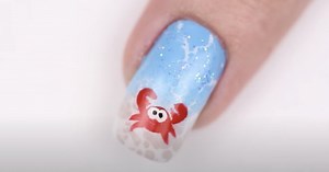 How To Make Ombre Beach Nails