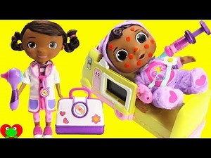 Baby Cece Gets Chicken Pox Doc McStuffins Doctor's Visit