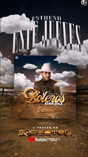 “Popurrí De Boleros RAMÓN AYALA” Este Jueves Por Todas Las Plataformas Video 7Pm Por Mi Canal 🔥🫡