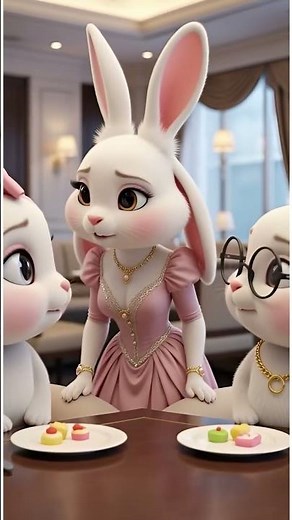 Puffy and Lily Cute Love Story Lily Leaves Puffy for an iPhone Sad Emotional Rabbit Story