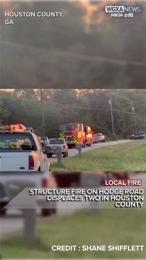 Houston County house fire displaces adult and child on Hodge Road