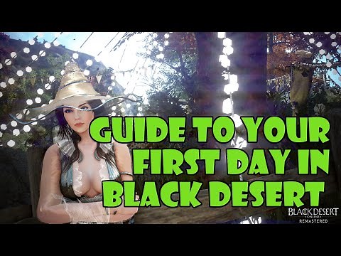 [Black Desert] New Player Quick Start Guide to BDO! Specifically for First Time Players!