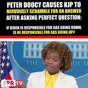 Doocy completely STUMPS KJP with the perfect question: "If Biden..." Commentary: Erin Elmore | BPR