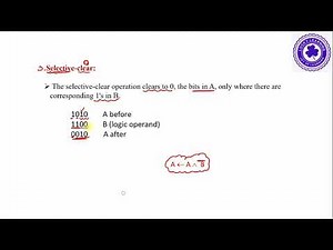 1.8. Applications of logic micro operations...