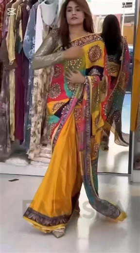 😍Available On Hand😍 🍀$85 Ready To Wear Saree Pleats Already Made Blouse Unstitched ✅️Location; Sarava, Ba ☎️Call: 9667029☎️ | Ba Sarees