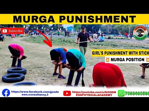 GIRL'S PUNISHMENT VIDEO WITH STICK 💥 || MURGA PUNISHMENT🐓