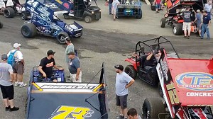 Pit action from 2019 Grandview Speedway THUNDER ON THE HILL - PA Speedweek | LOOSE VIDEO