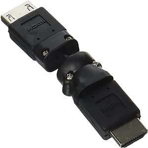 Amazon.com: C2G HDMI Adapter, HDMI to HDMI Adapter, Rotating Connectors for Tight Spaces & Wall Mounted TVs, Male to Female, Black, Cables to Go 40928 : Electronics