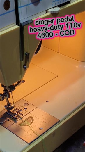 Singer 4600 heavy-duty pedal 110v japan slightly used | Japan surplus Sewing Machine by junai
