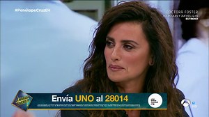 Penélope Cruz agradece a 'El Hormiguero 3.0' la ayuda con su Fundación: "Conseguimos 100.000€ y subieron 2.000 socios"