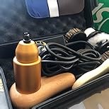 75W High Power Adjustable Speed Electric Shoe Polisher Machine with 3 Soft Moving Heads for Cleaning and Polishing,Automatic Shoe Shine Machine Kit1