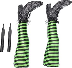 Cabilock Halloween Witch Legs Yard Stakes - Life Size Upside Down Witches Legs Outdoor Decoration for Lawn Patio and Garden Halloween Display
