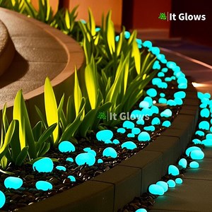 Handmade Glow in the Dark Marble Pebbles: 2 Inch Landscaping Stones - Etsy Canada