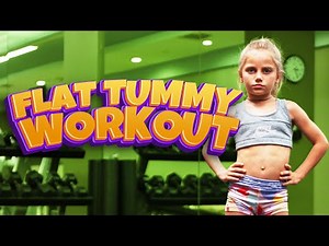 FLAT TUMMY WORKOUT FOR KIDS ║ TOP 10 ABS EXERCISES ║GROWING STRONG