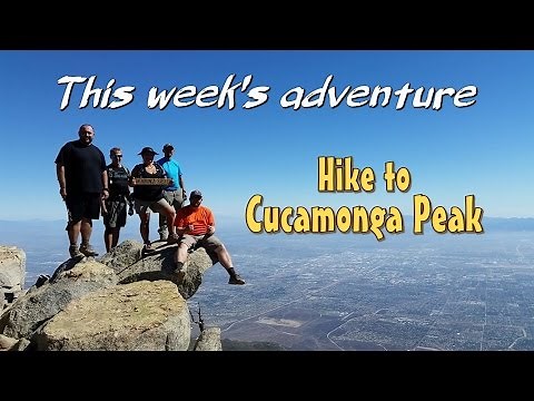 Hike to Cucamonga Peak via Ice House Canyon