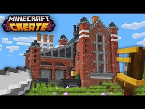 I Built an Iron Factory in Minecraft Create Survival