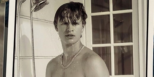 Ansel Elgort posts naked photo to raise money for COVID-19 relief